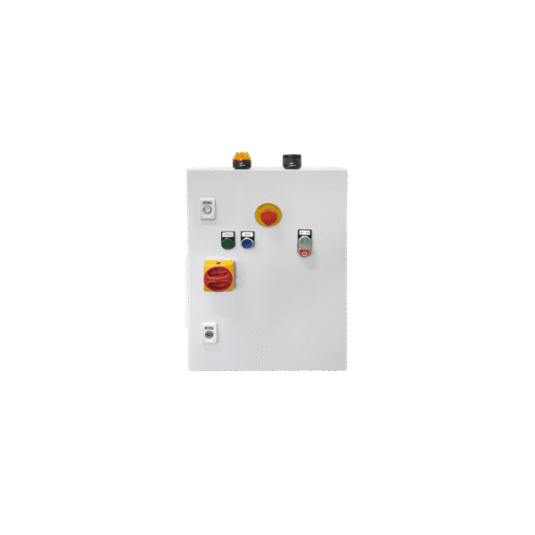 Range Servant control cabinet for a small golf ball ditch