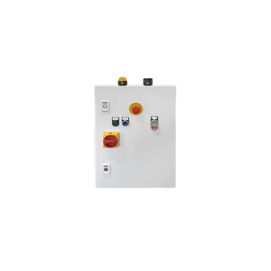 Range Servant control cabinet for a small golf ball ditch