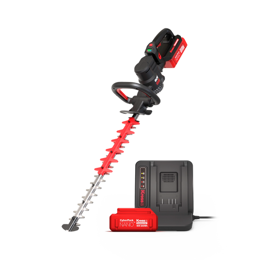 Kress 60V Commercial hedge trimmer virtual kit with KC200.9, KAC800 battery and KA3714 charger