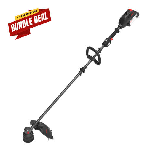 Kress KG161 41 cm Carbon Fibre Grass Trimmer + 1 3 A Charger + 2 x 2 Ah battery Bundle Deal